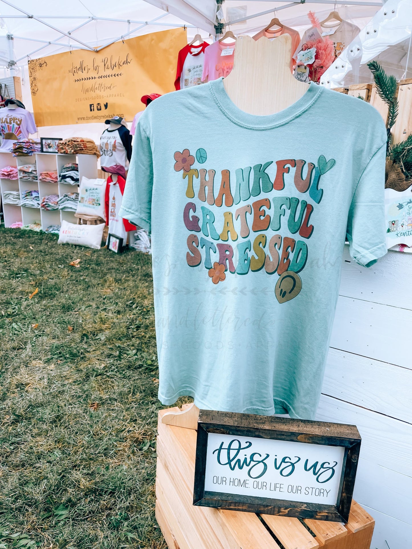 Thankful Grateful Stressed - Tees