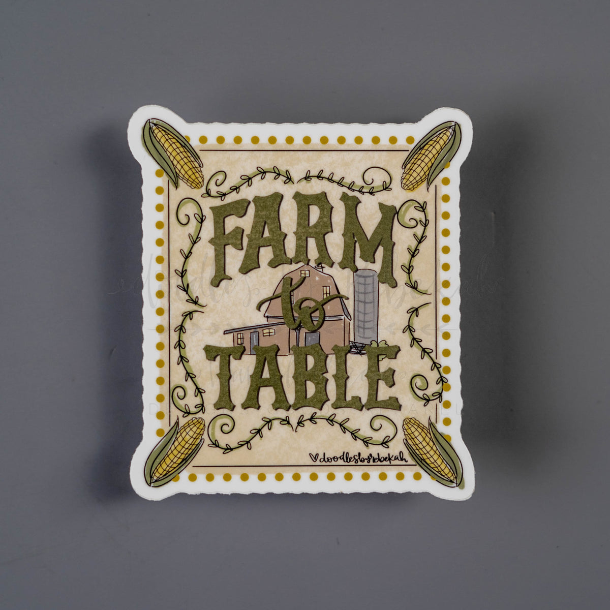 Farm Table Sticker - Sticker