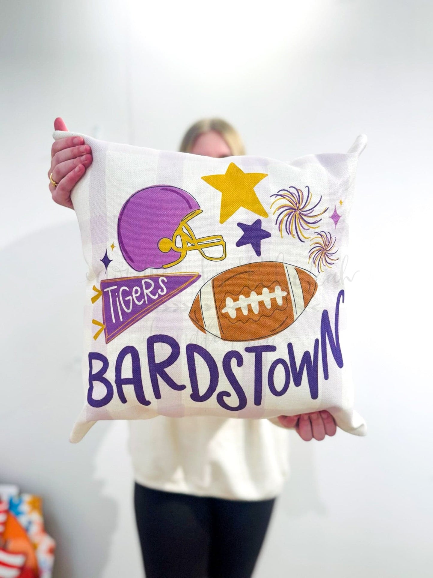 Custom High School Football Pride Pillow - Pillow