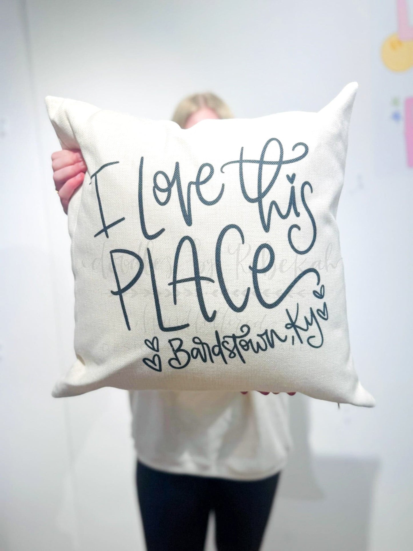 I love this place Custom Town Pillow - Pillow