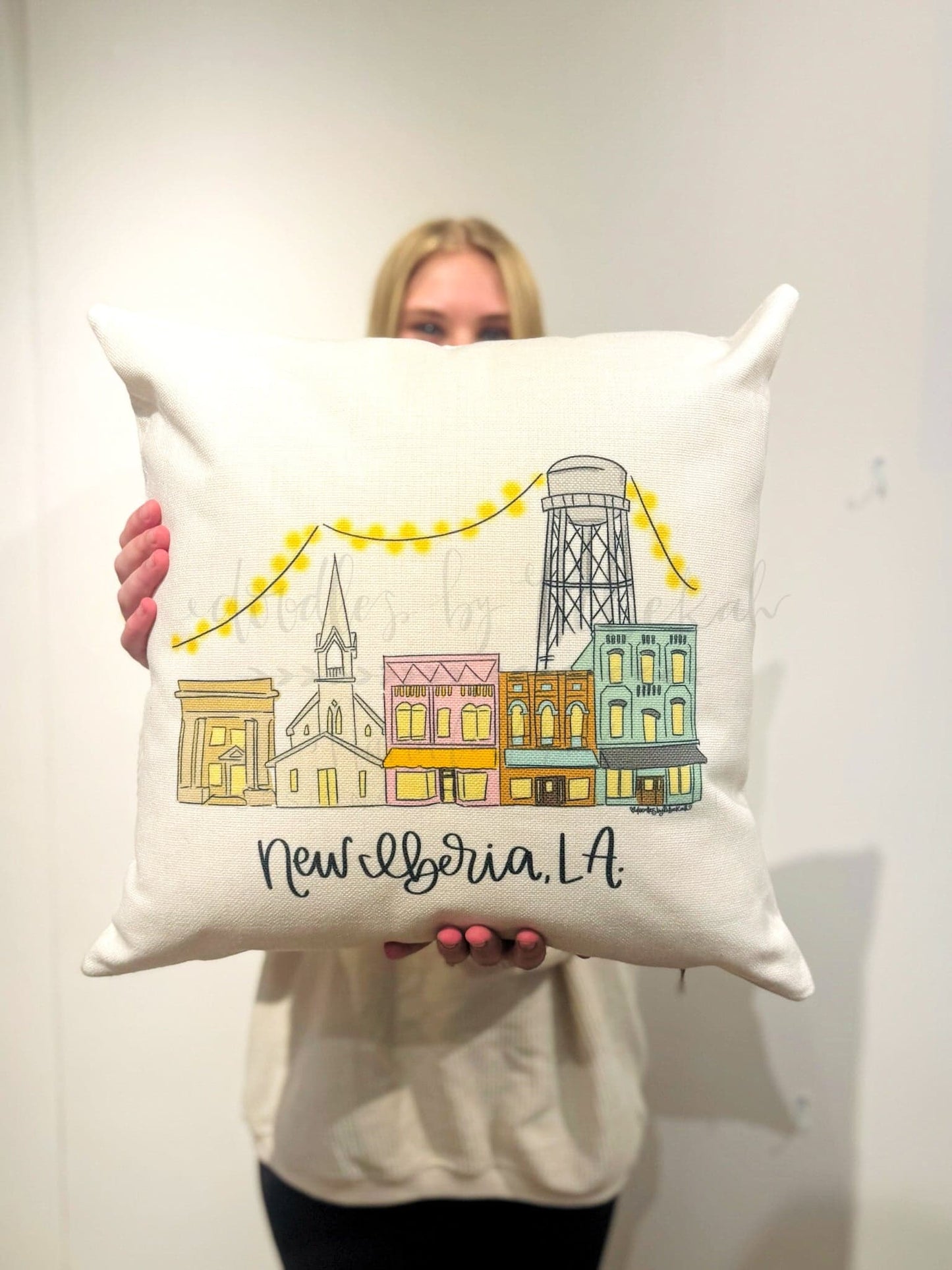 Everyday Hometown Custom Name Pillow - Pillow