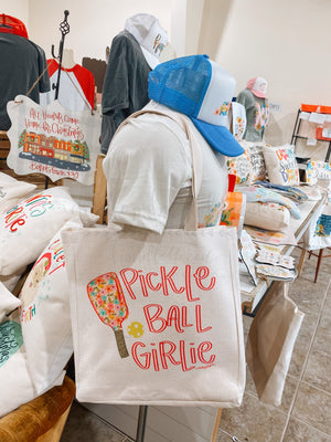 Pickle Ball Girlie Tote - Tote