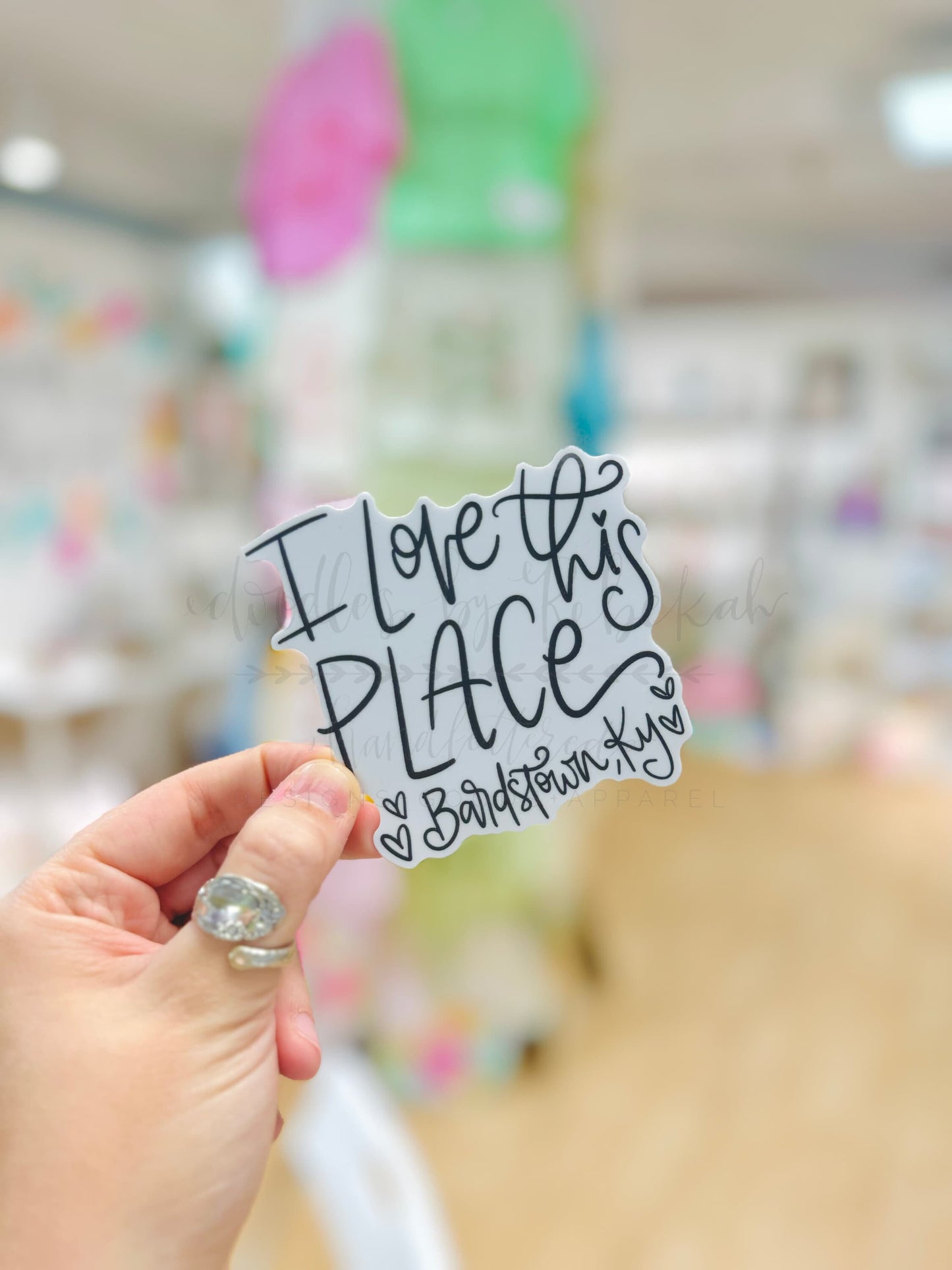 I Love This Place Bardstown Sticker - Sticker