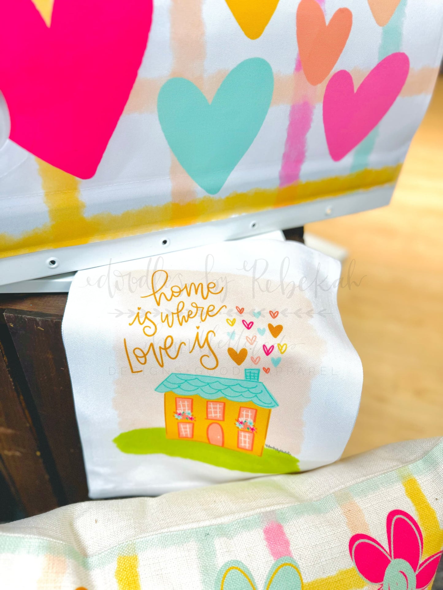 Home Is Where Love Is Tea Towel - Tea Towels