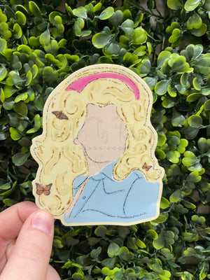 Dolly Head Sticker
