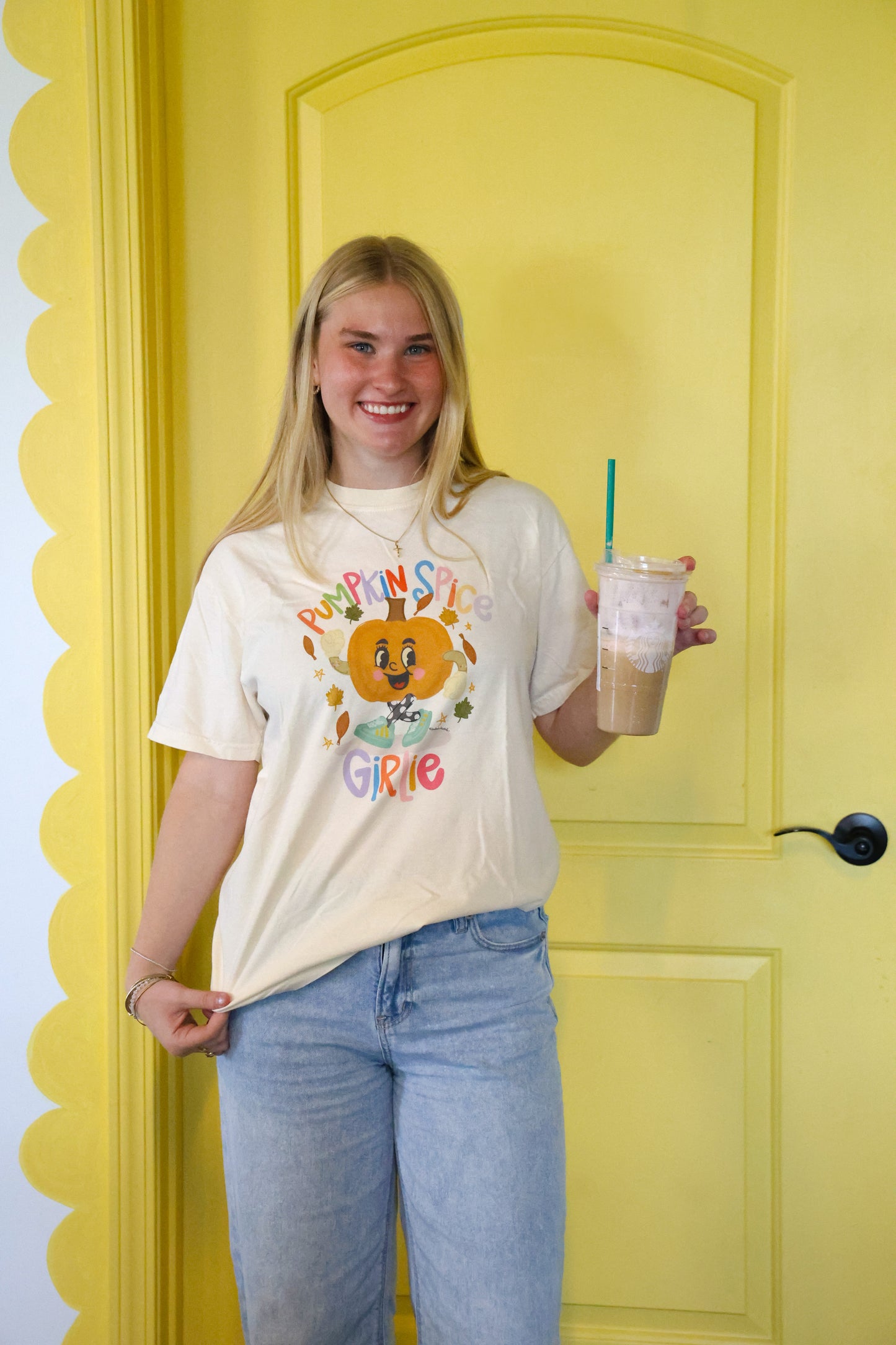 Pumpkin Spice Girlie Tee