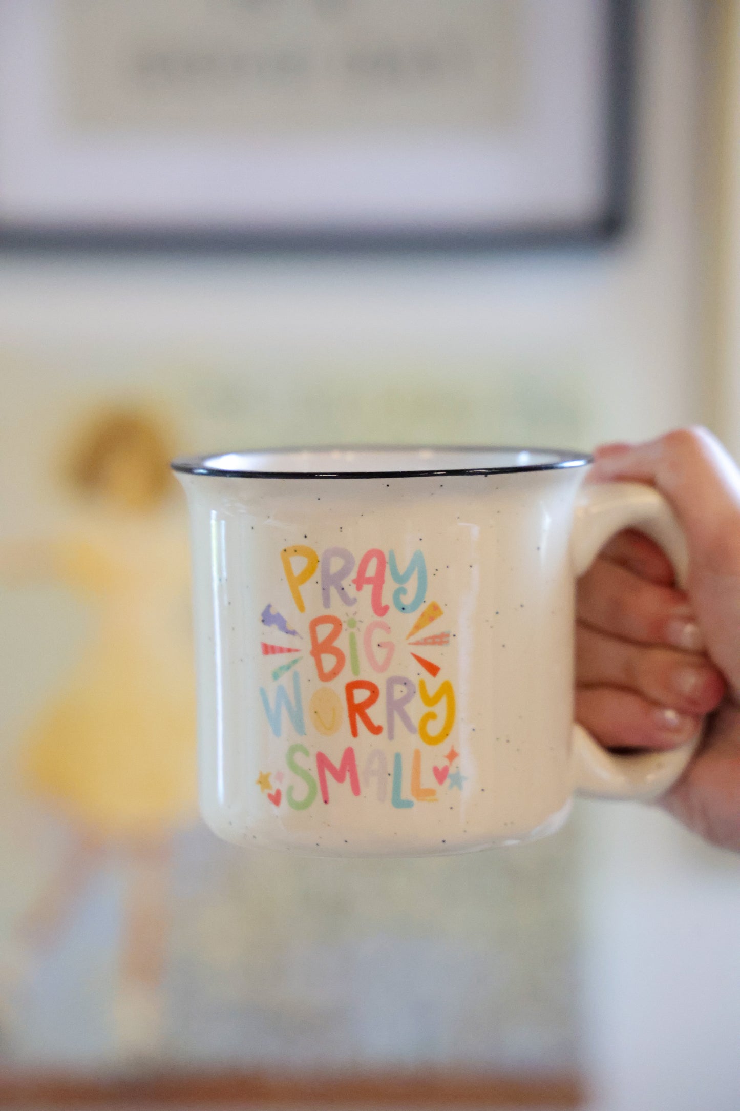 Pray Big Worry Small Mug