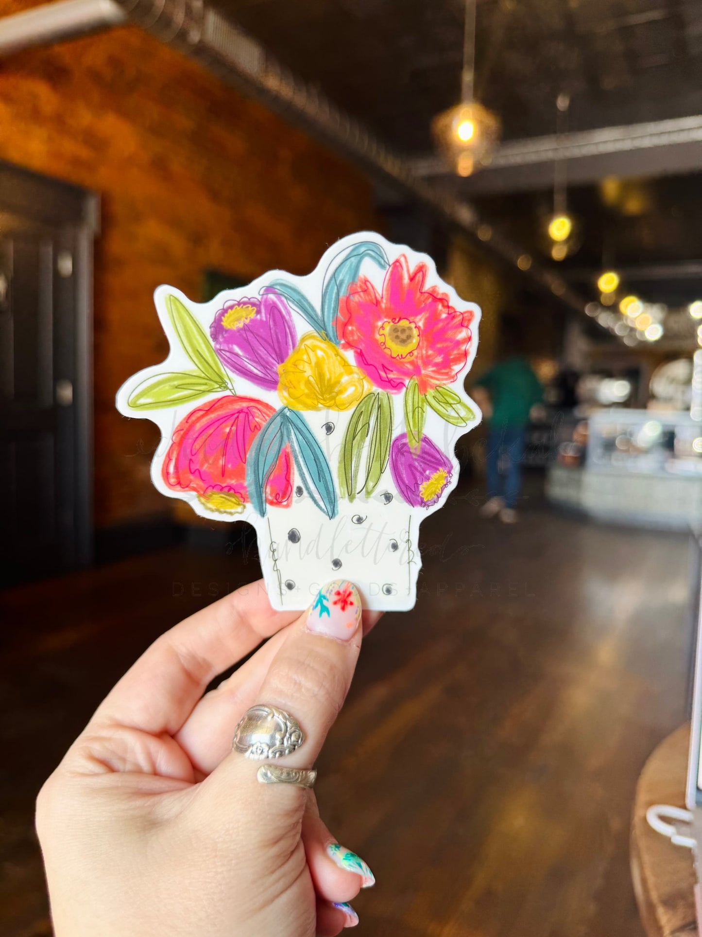 101 Flowers Sticker - Sticker