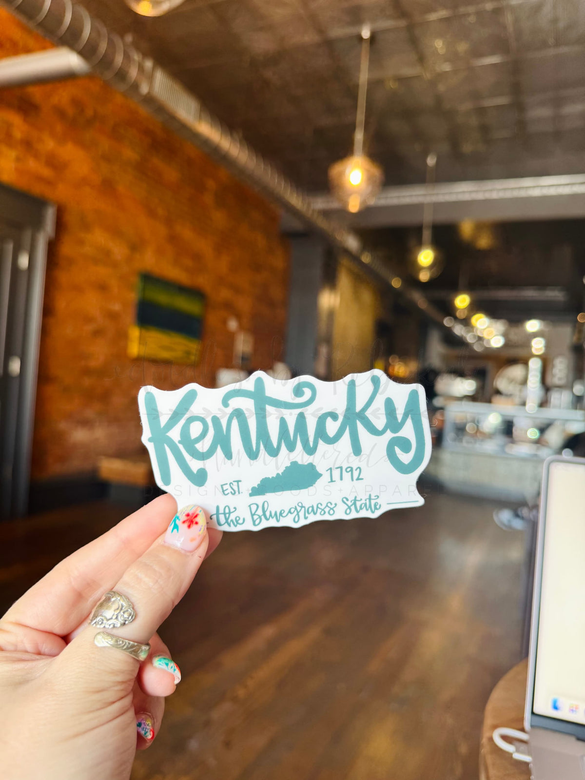 Kentucky Chunky Script Sticker - Sticker