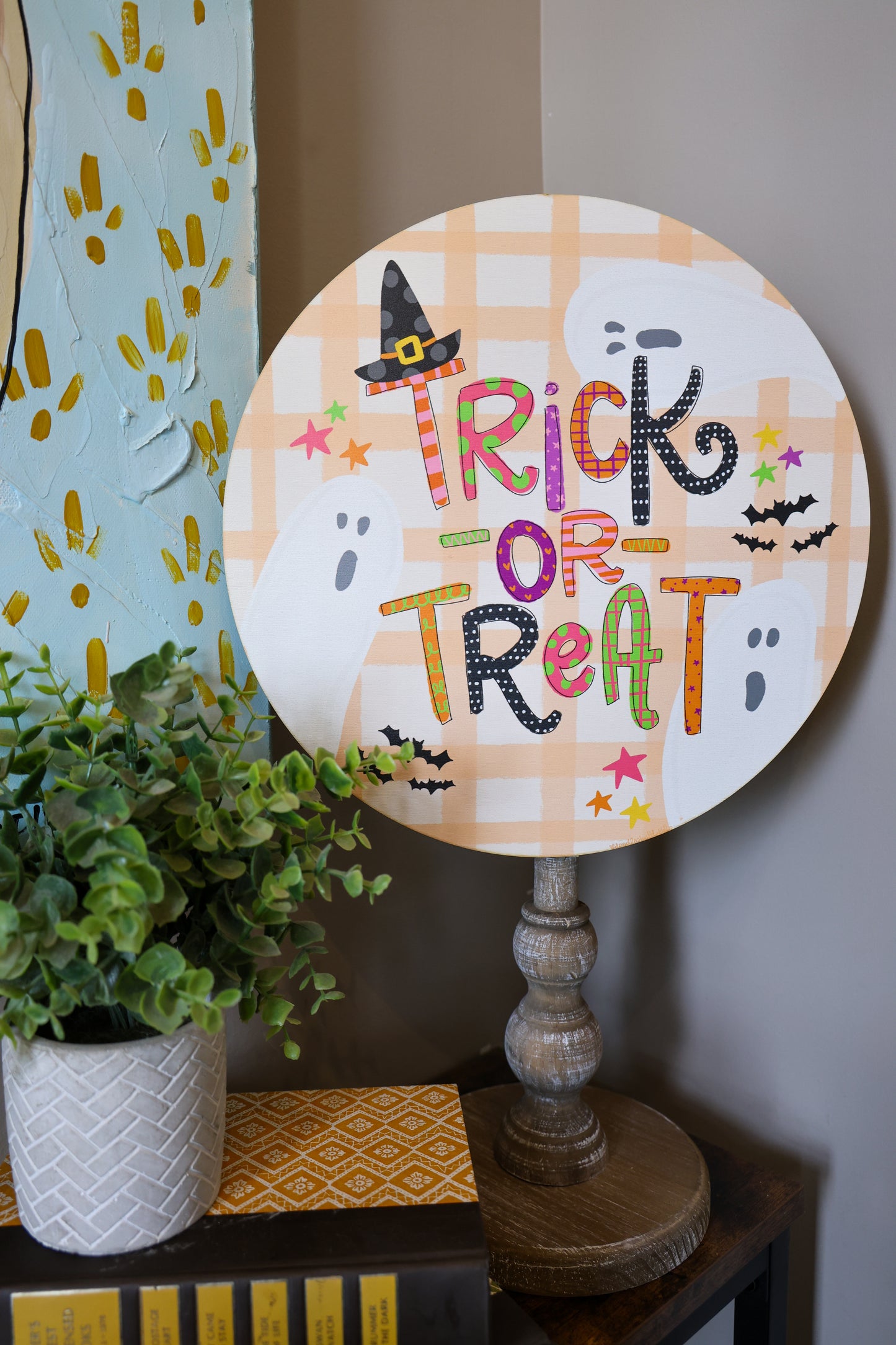 Trick or Treat with Ghosts Topper