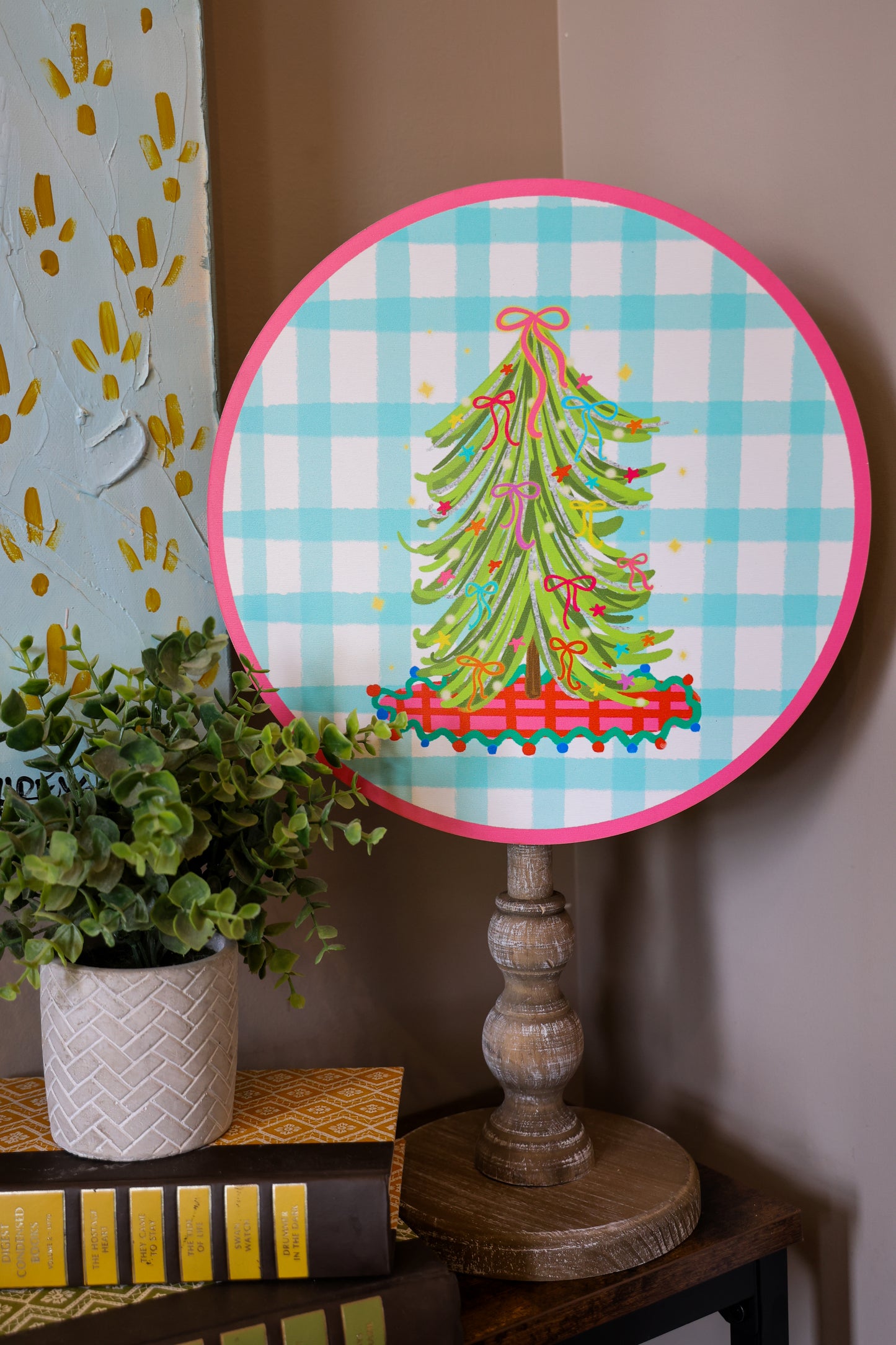 Bow Tree Circle Topper