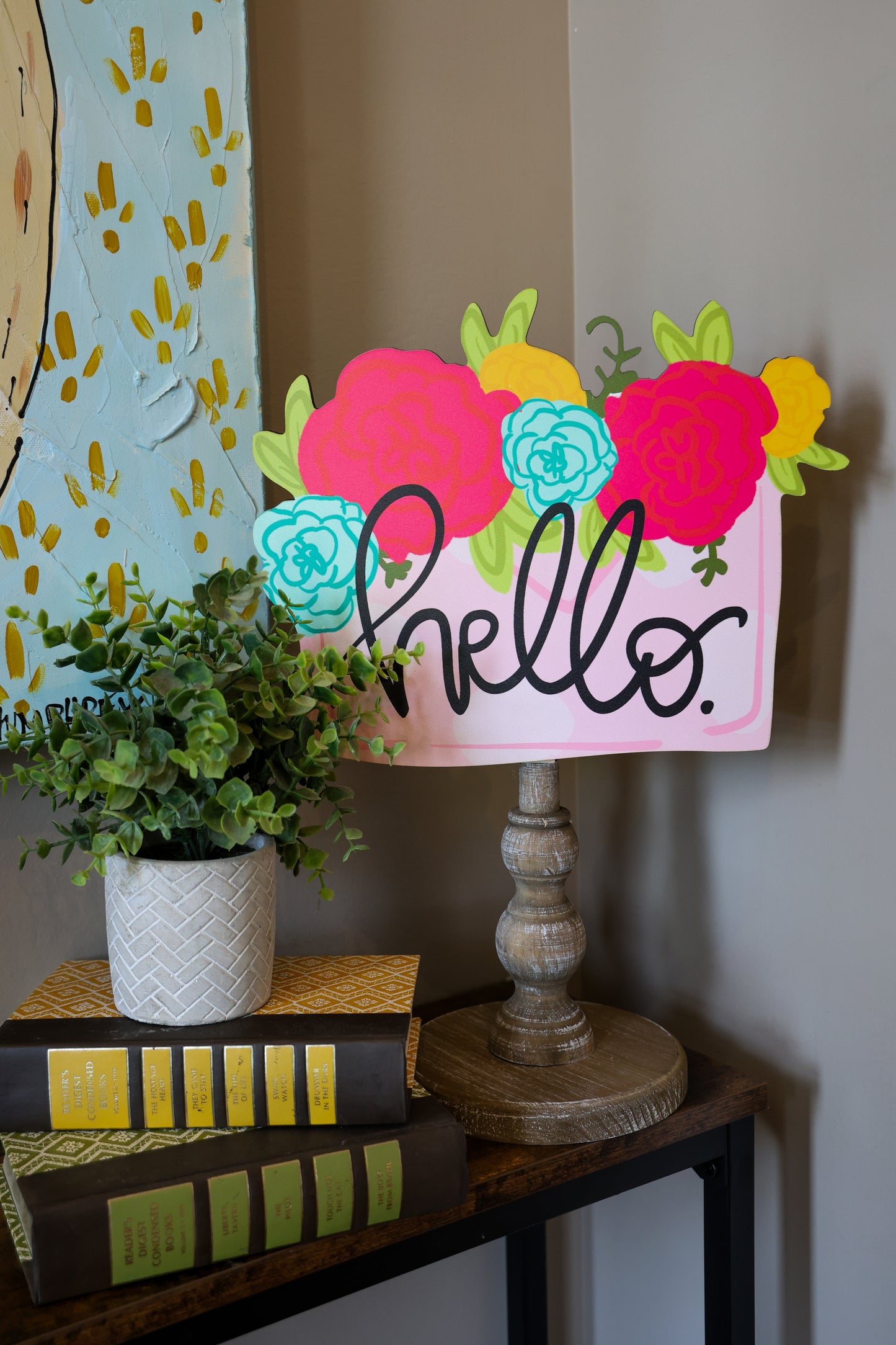 Hello Flowers Envelope Topper