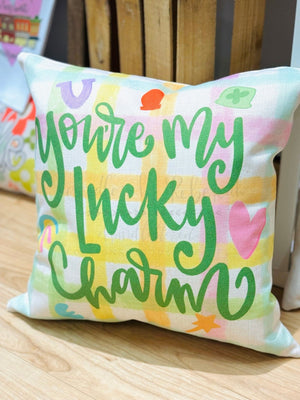 You’re My Lucky Charm Square Pillow - Pillow
