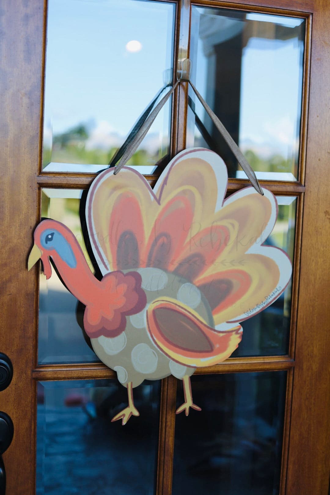 Trottin’ Turkey Doorhanger - Topper