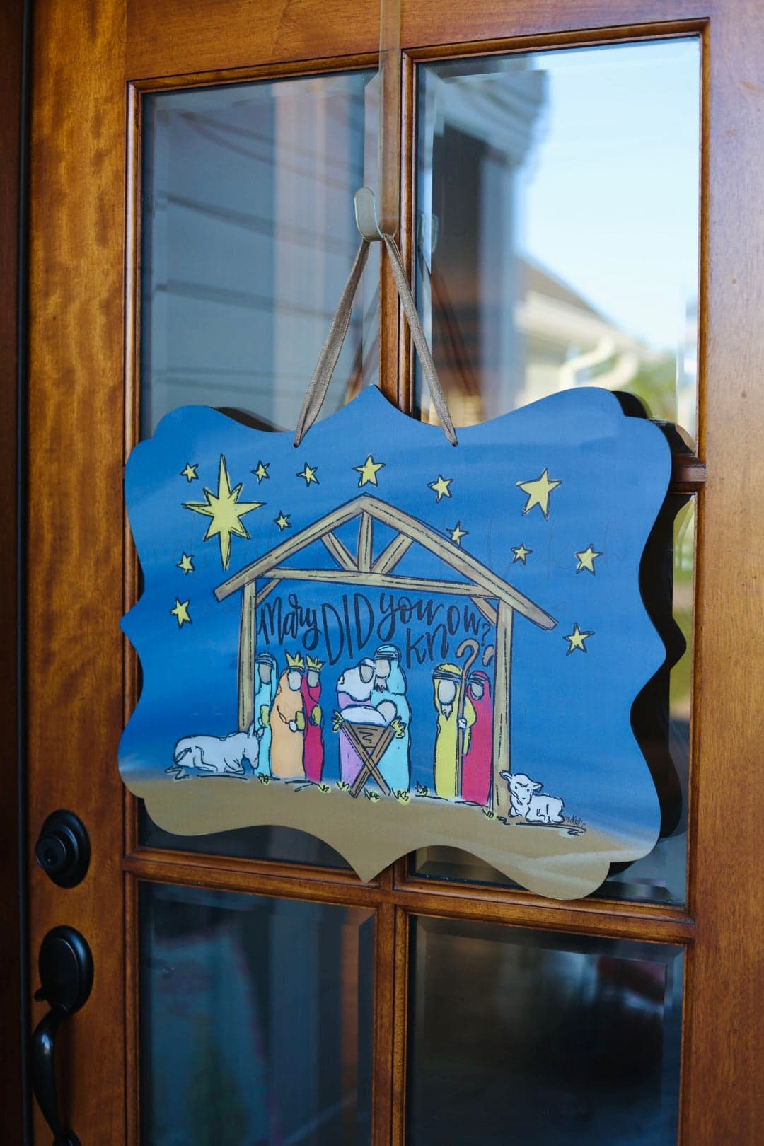 Mary Did You Know Doorhanger - Topper