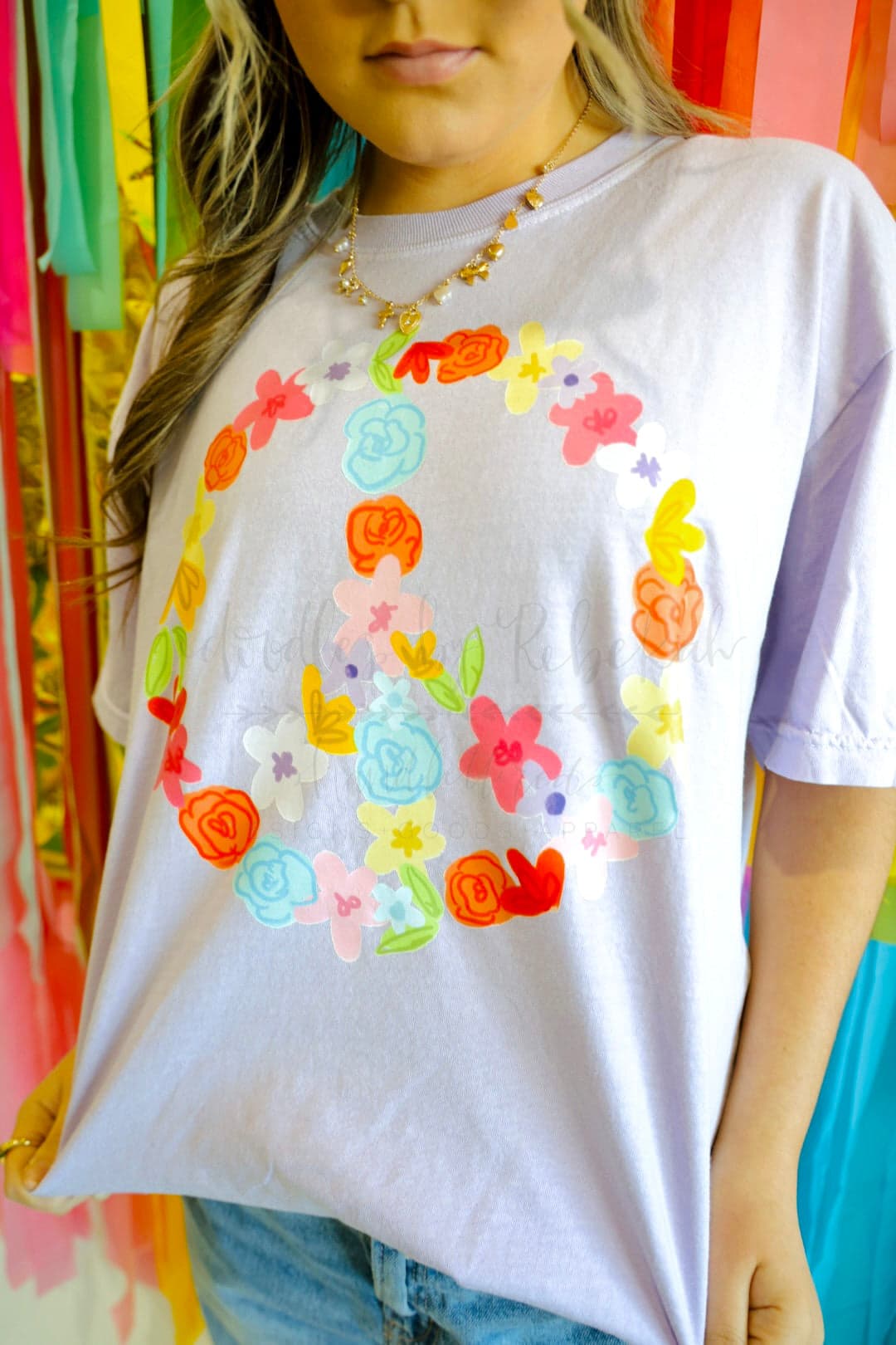 Floral Peace Sign - Tees