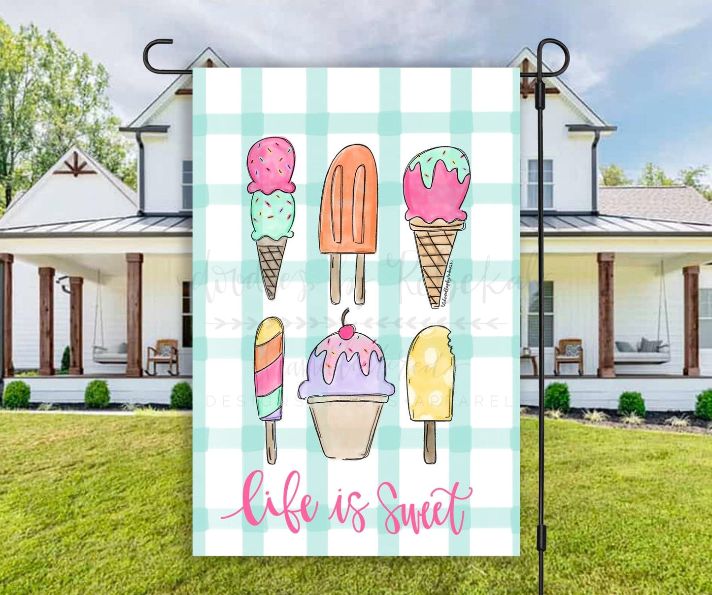 Life Is Sweet Garden Flag - Garden Flag