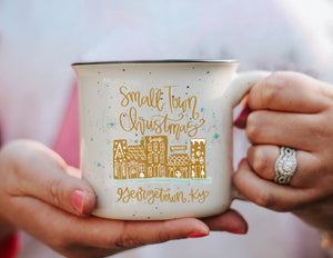 Small Town Christmas Custom Mug - Coffee