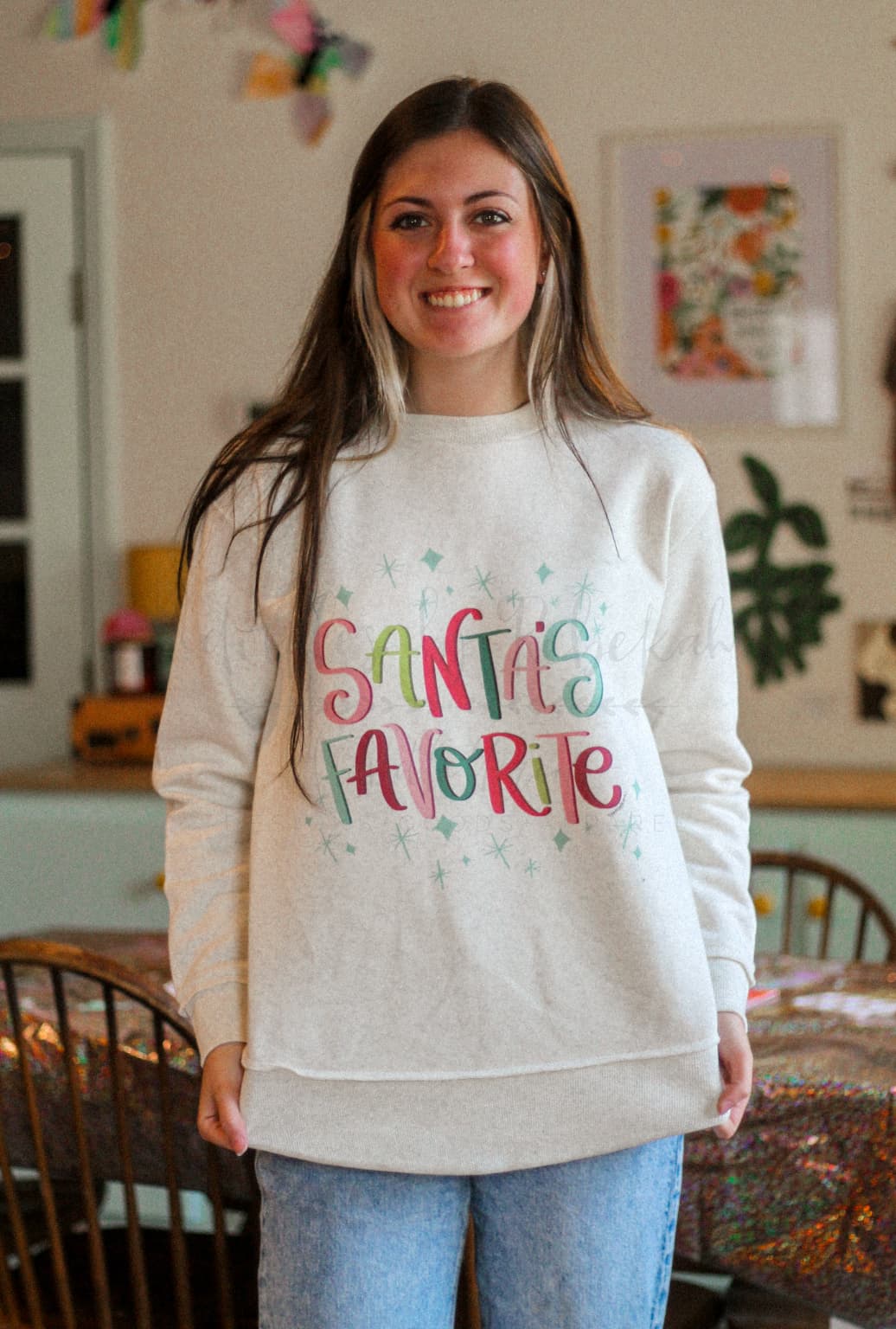 Santa’s Favorite Sweatshirt & Tee - Tees