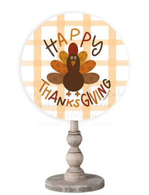 Happy Thanksgiving Doorhanger/Topper/Attachment - Door Hanger