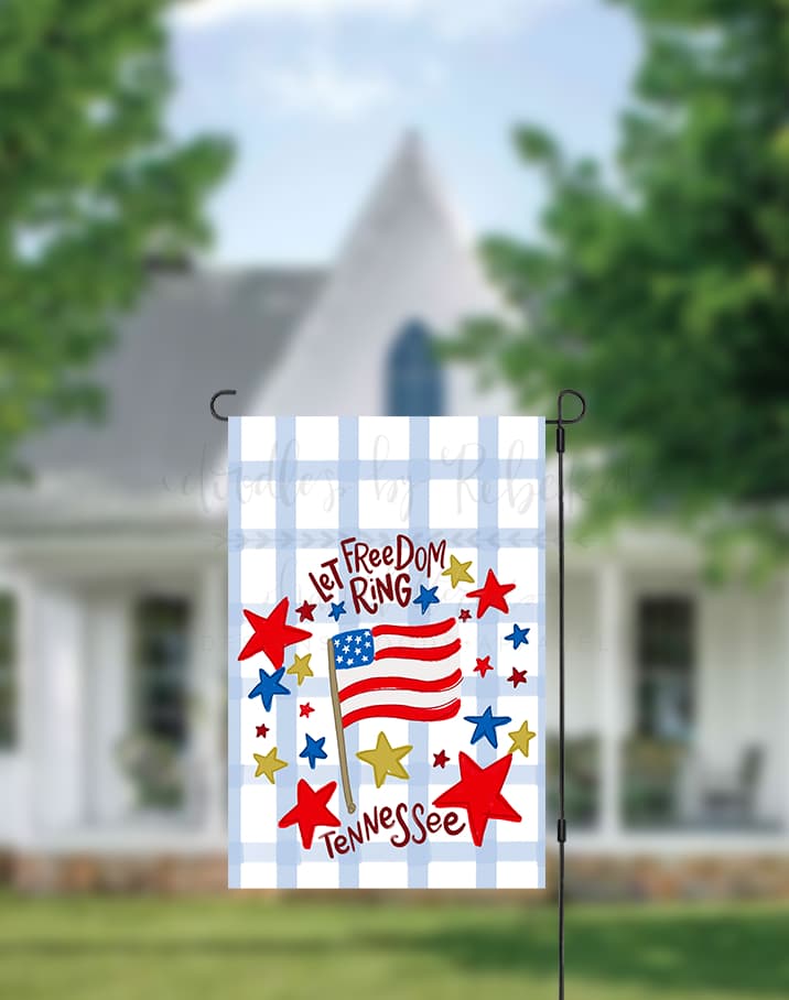 Let Free Dom Ring LFR Custom Town Garden Flag - Garden Flag