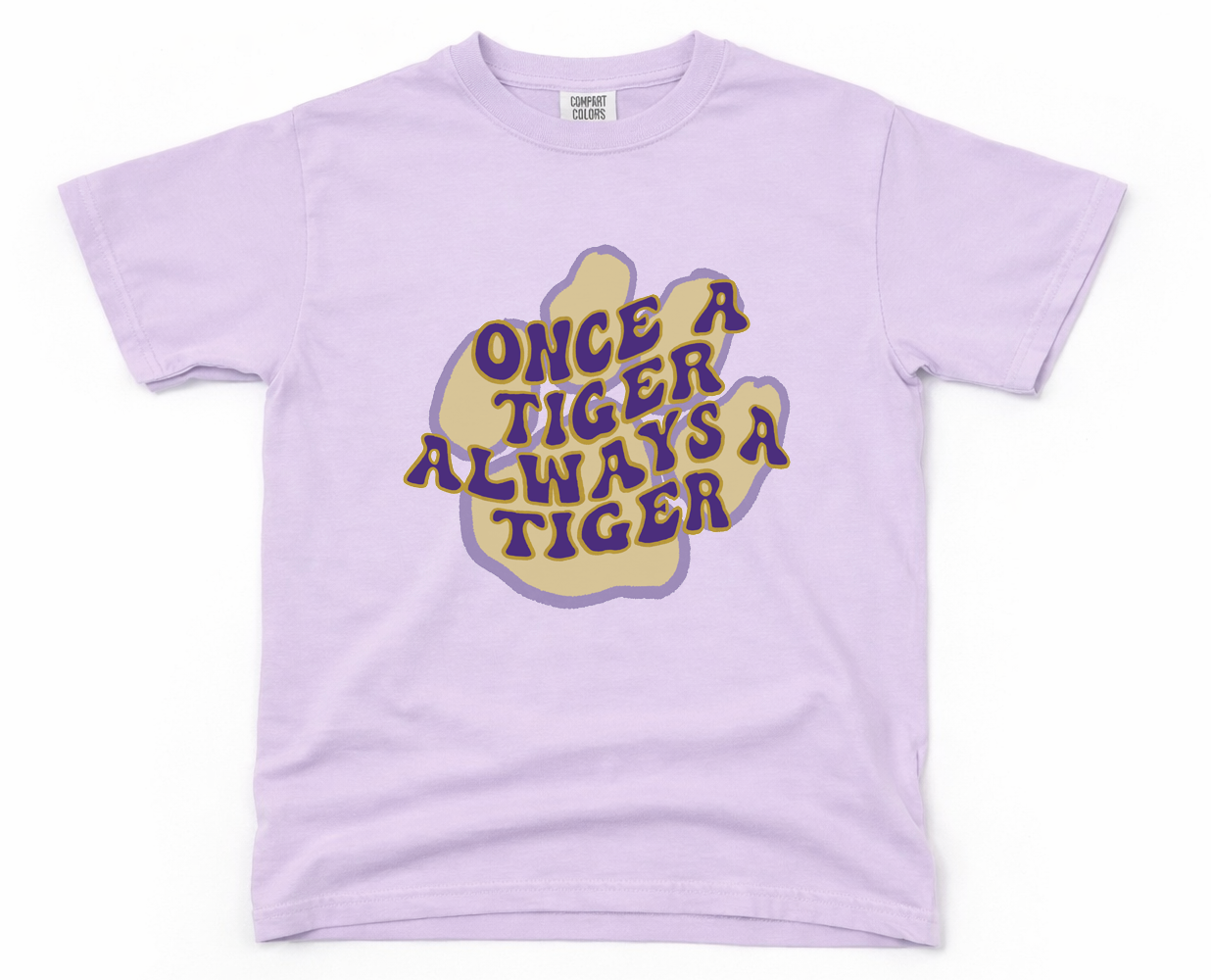 Once A Tiger Always A Tiger Orchid Tee