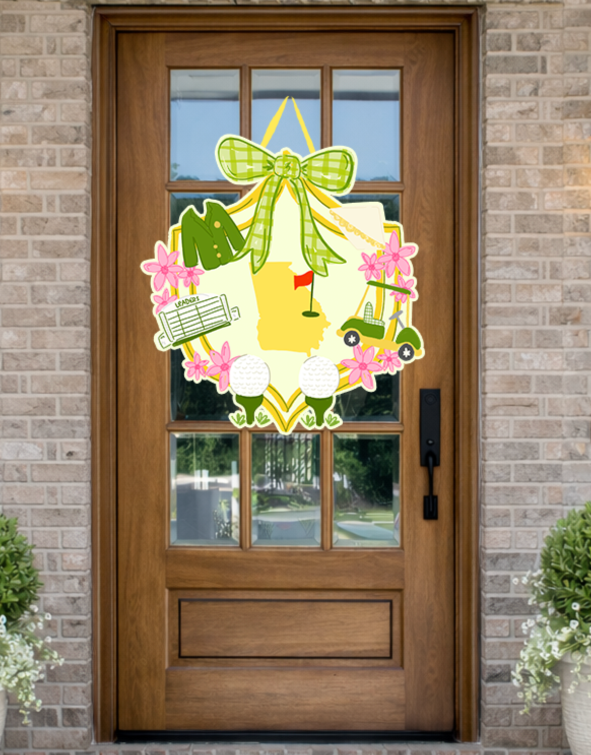 Golf Crest Door Hanger