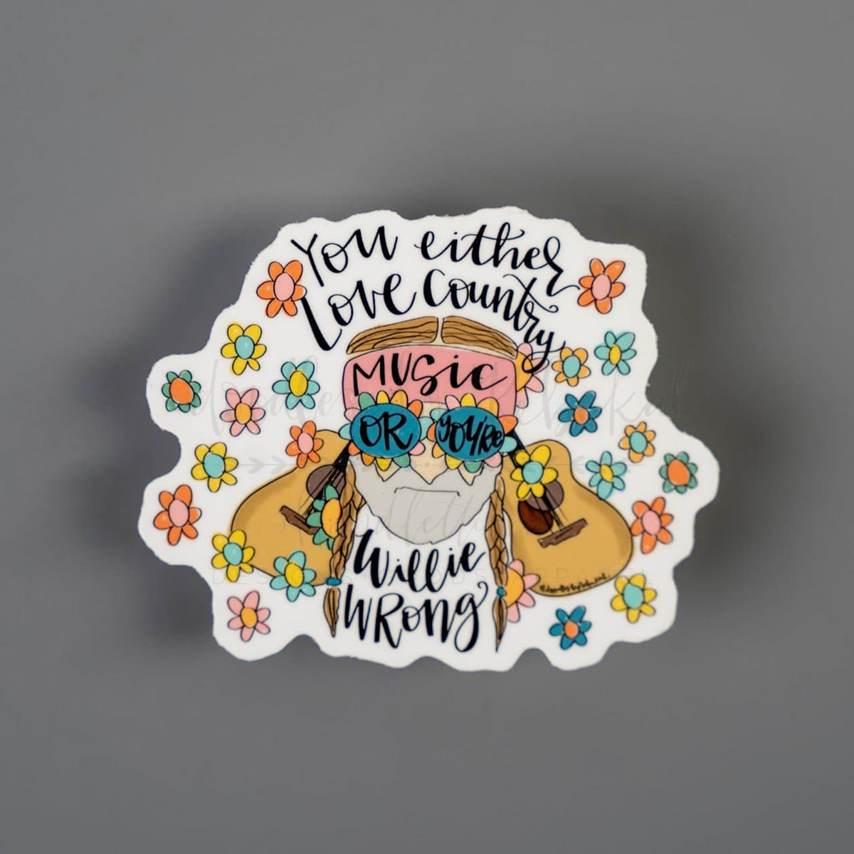 Willie Wrong Sticker - Sticker