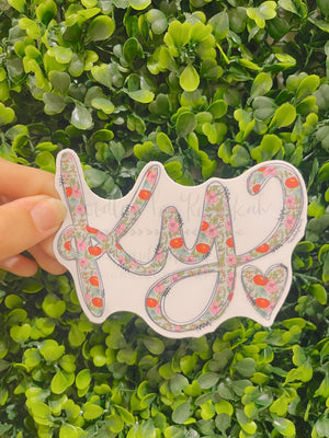 KY (Flowery) Sticker - Sticker