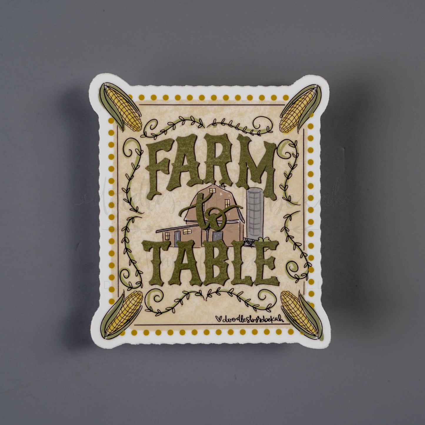 Farm Table Sticker - Sticker
