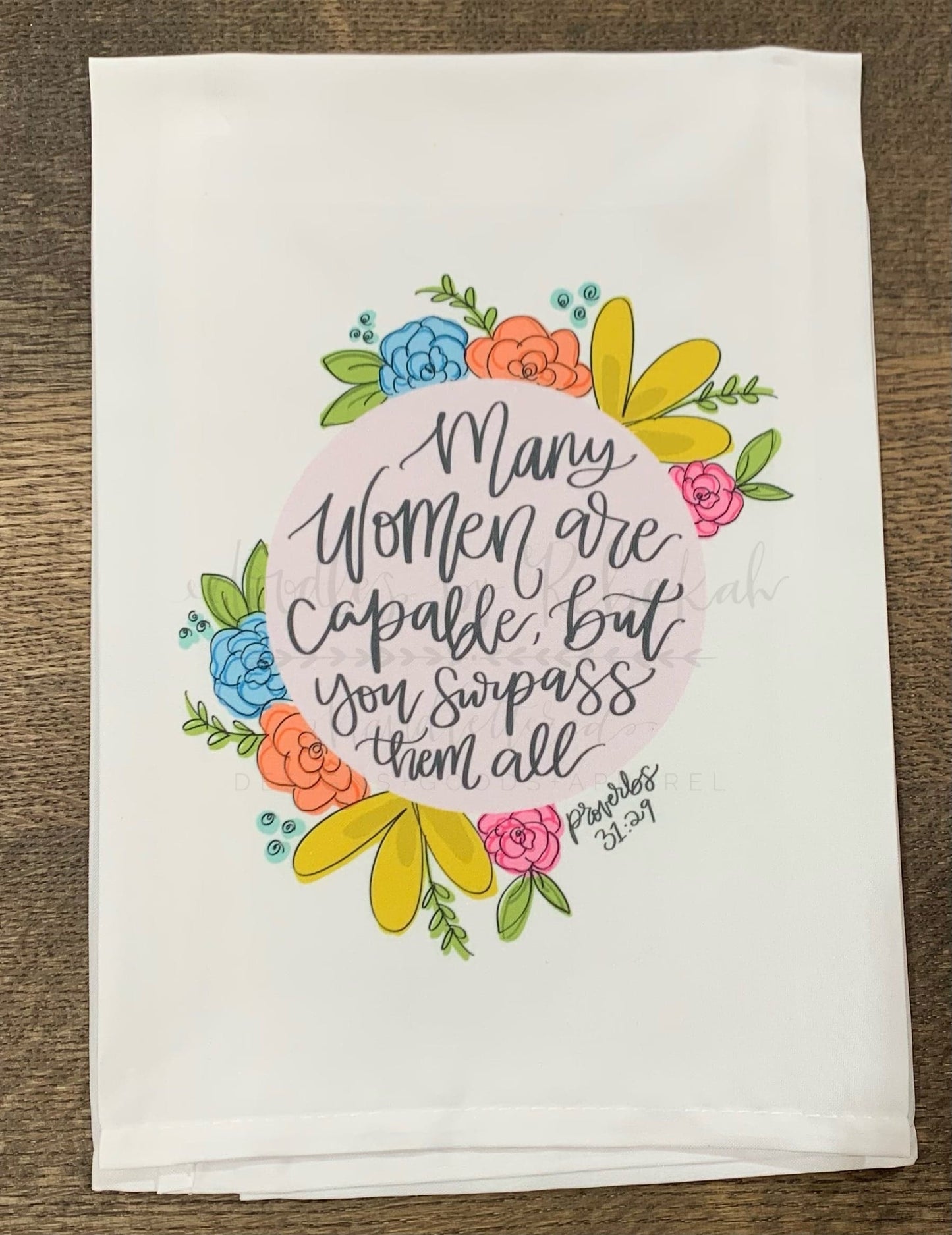 Many Women Are Capable Tea Towel - Tea Towels