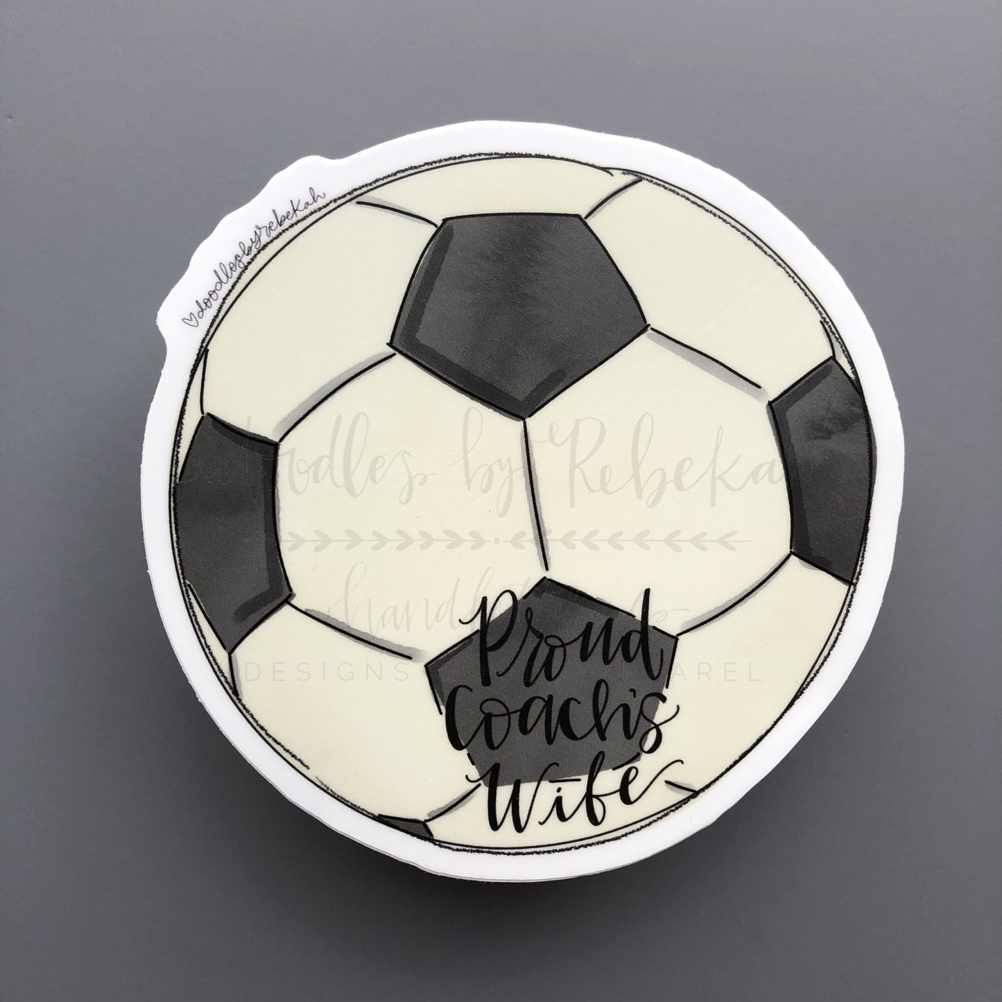 Proud Coach’s Wife (Soccer) Sticker - Sticker
