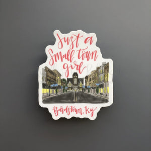 Bardstown Main Street Sticker (Color) - Sticker