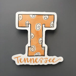 Tennessee T Sticker