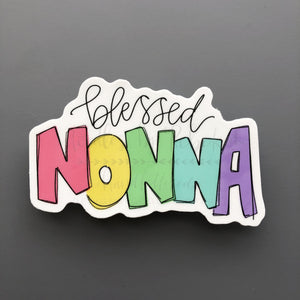 Blessed Nonna Sticker - Sticker