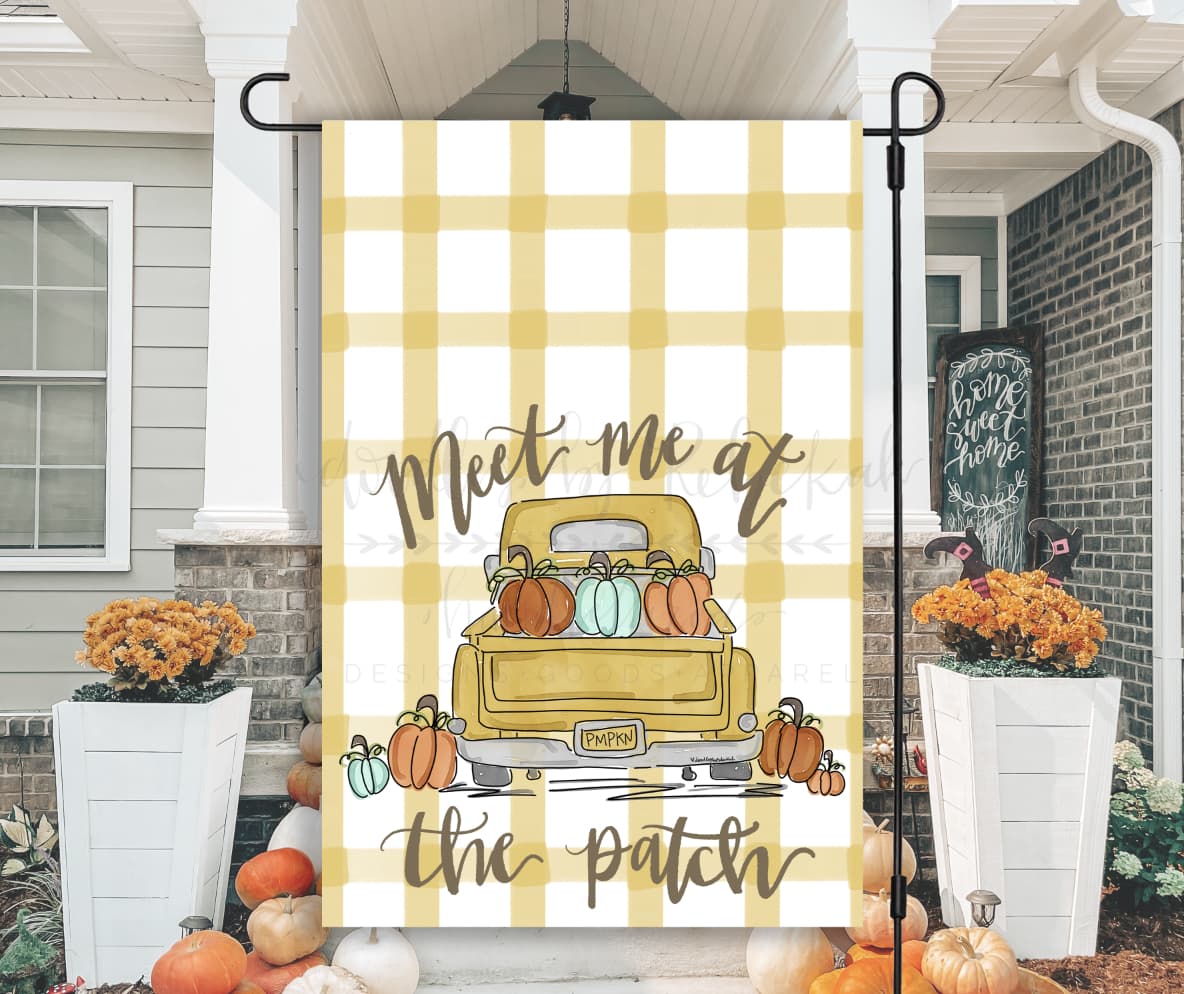 Meet Me Garden Flag - Garden Flag