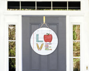 LOVE Teacher Door Hanger - Door Hanger