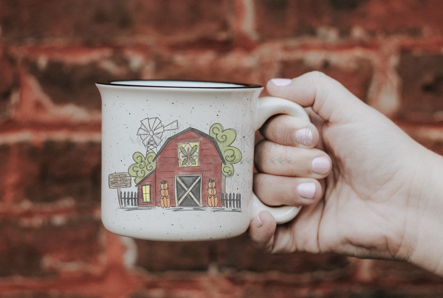 Fall Barn Coffee Mug - Coffee Mug