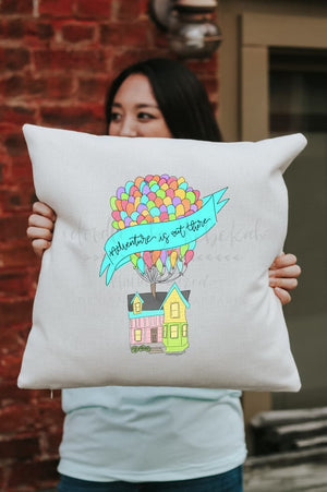 Adventure Is Out There Square Pillow - Pillow