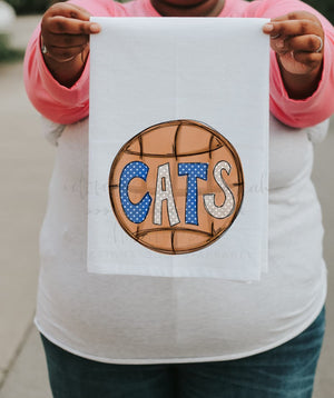 CATS Basketball Tea Towel - Tea Towels