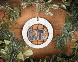 CATS Basketball Ornament - Ornaments