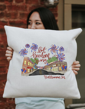 Let Freedom Ring - Harriman TN Square Pillow - Pillow