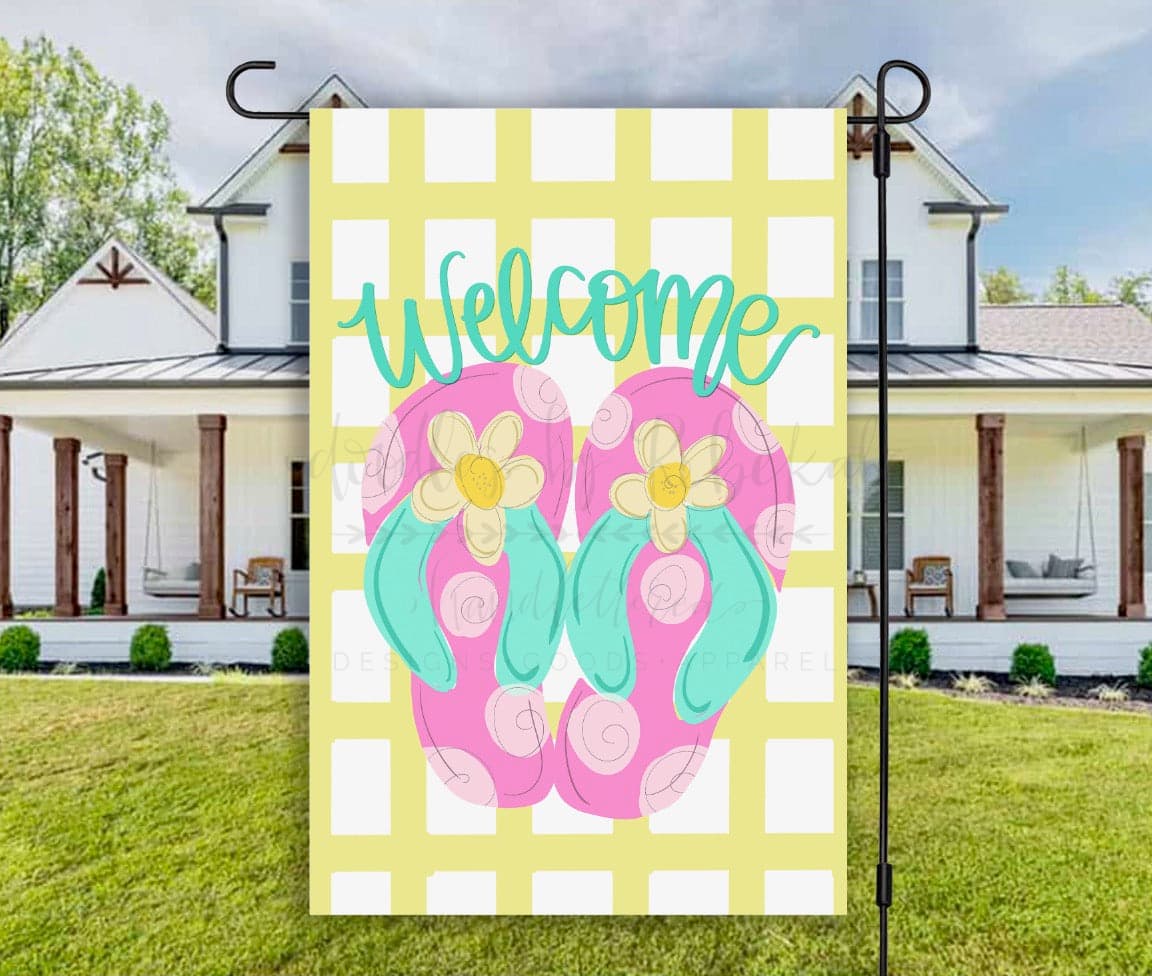 Flipflop Garden Flag - Garden Flag