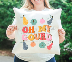 Oh My Gourd Square Pillow - Pillow