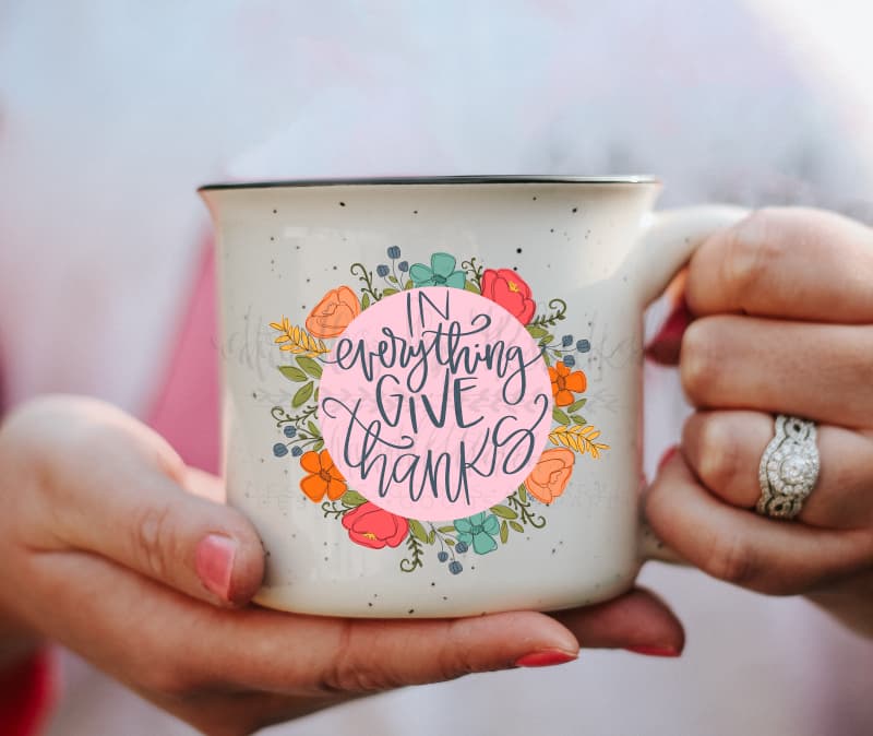 In Everything Give Thanks Coffee Mug - Coffee Mug