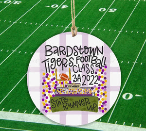 Bardstown Tigers Football Class of 2022 Ornament - Ornaments