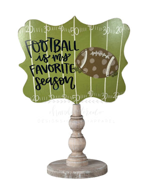 Football is My Favorite Season Doorhanger/Topper/Attachment - Door Hanger