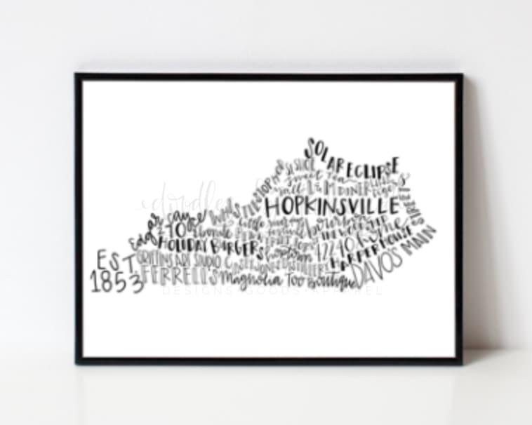 Hopkinsville KY 8x10 Print - Print