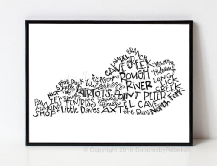 Rough River KY 8x10 Print - Print