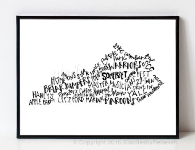 Somerset KY 8x10 Print - Print